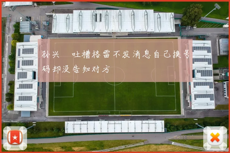 孙兴慜吐槽格雷不发消息自己换号码却没告知对方
